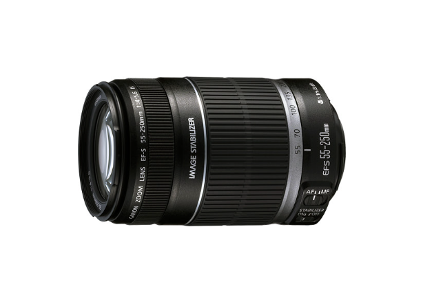 CANON EF-S 55-250mm F4-5.6 IS 望遠ズームレンズ #A21